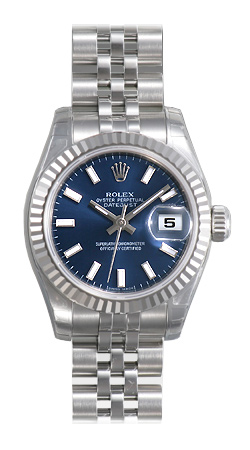 Rolex Lady Datejust Series Ladies 18kt White Gold Automatic Wristwatch 179174-BLSJ Rolex Lady Datejust Series Ladies 18kt White Gold Automatic Wristwatch 179174-BLSJ