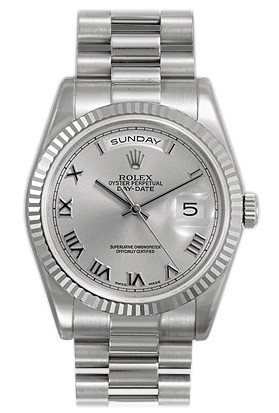 Rolex Day-Date Series Mens Automatic 18kt White Gold Wristwatch 118239-SRP Rolex Day-Date Series Mens Automatic 18kt White Gold Wristwatch 118239-SRP