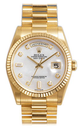 Rolex Day-Date Series Mens Automatic 18kt Yellow Gold Wristwatch 118238-MDP Rolex Day-Date Series Mens Automatic 18kt Yellow Gold Wristwatch 118238-MDP