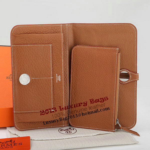 Hermes Dogon Combined Wallet A508 Camel Hermes Dogon Combined Wallet A508 Camel