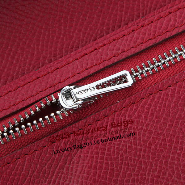 Hermes Bearn Japonaise Bi-Fold Wallet Original Leather A208 Burgundy Hermes Bearn Japonaise Bi-Fold Wallet Original Leather A208 Burgundy