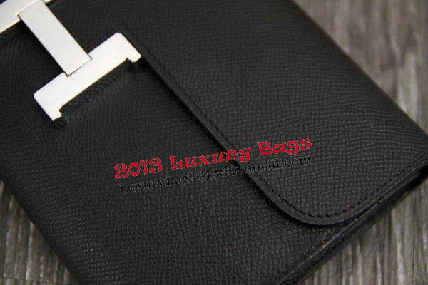 Hermes Constance Long Wallets Original Leather HA909 Black Hermes Constance Long Wallets Original Leather HA909 Black