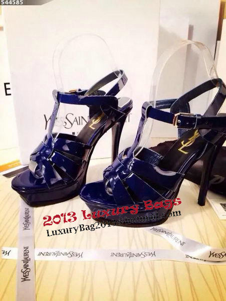 Yves Saint Laurent 130mm Pump Sandals Patent YSL250LWR Black Yves Saint Laurent 130mm Pump Sandals Patent YSL250LWR Black