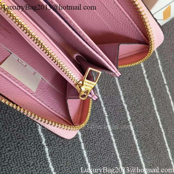 Louis Vuitton Monogram Empreinte Zippy Wallet X60017 Pink Louis Vuitton Monogram Empreinte Zippy Wallet X60017 Pink