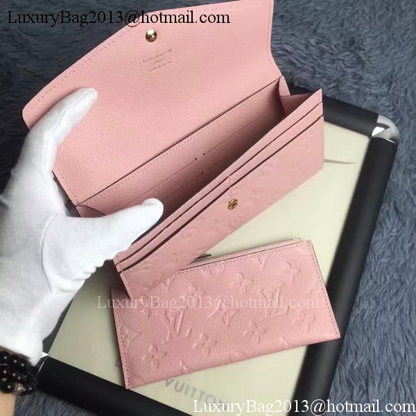 Louis Vuitton Monogram Empreinte WALLET M60565 Pink Louis Vuitton Monogram Empreinte WALLET M60565 Pink