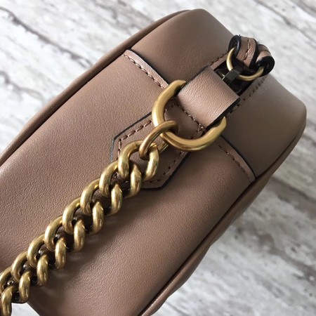 Gucci GG Marmont Matelasse mini Bag 448065 Apricot Gucci GG Marmont Matelasse mini Bag 448065 Apricot