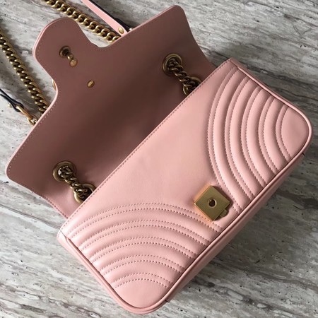 Gucci Now GG Marmont Matelasse Shoulder Bag 443496 Pink Gucci Now GG Marmont Matelasse Shoulder Bag 443496 Pink
