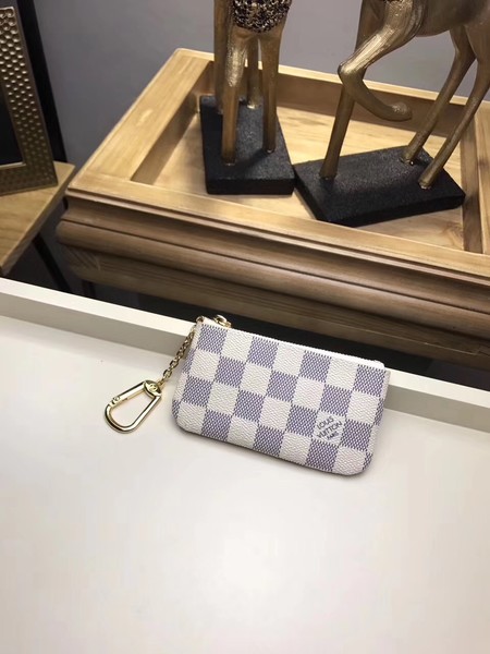 Louis Vuitton Damier Azur Canvas KEY POUCH N62659 Louis Vuitton Damier Azur Canvas KEY POUCH N62659