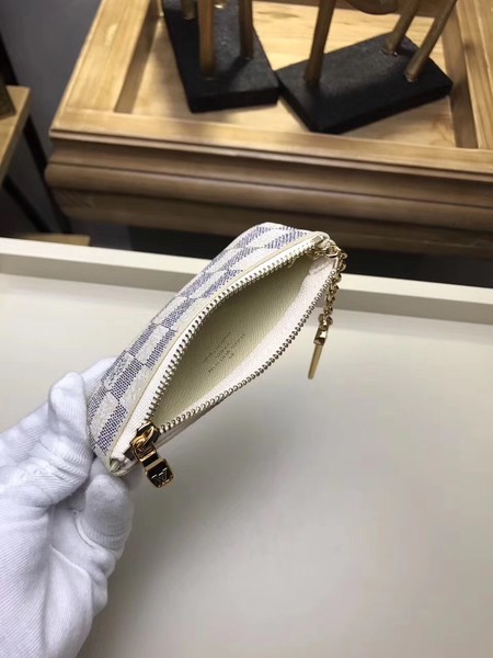 Louis Vuitton Damier Azur Canvas KEY POUCH N62659 Louis Vuitton Damier Azur Canvas KEY POUCH N62659