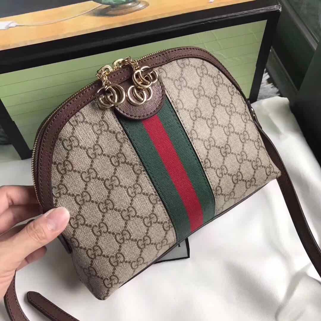 Gucci Ophidia Canvas Shoulder Bag 499621 Brown Gucci Ophidia Canvas Shoulder Bag 499621 Brown