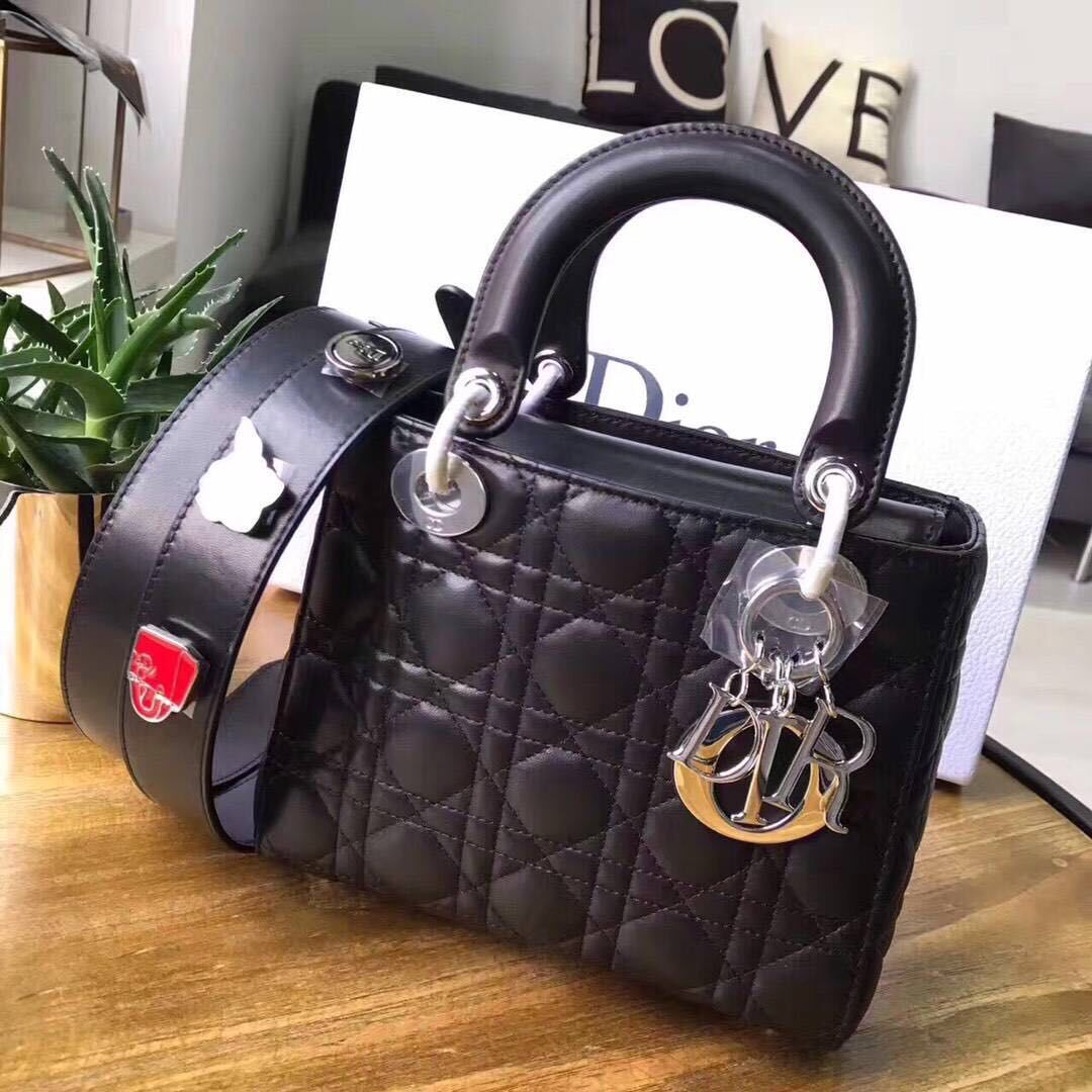 Dior Cannage Nano Lady Bag Original Leather CD3891 Black Dior Cannage Nano Lady Bag Original Leather CD3891 Black