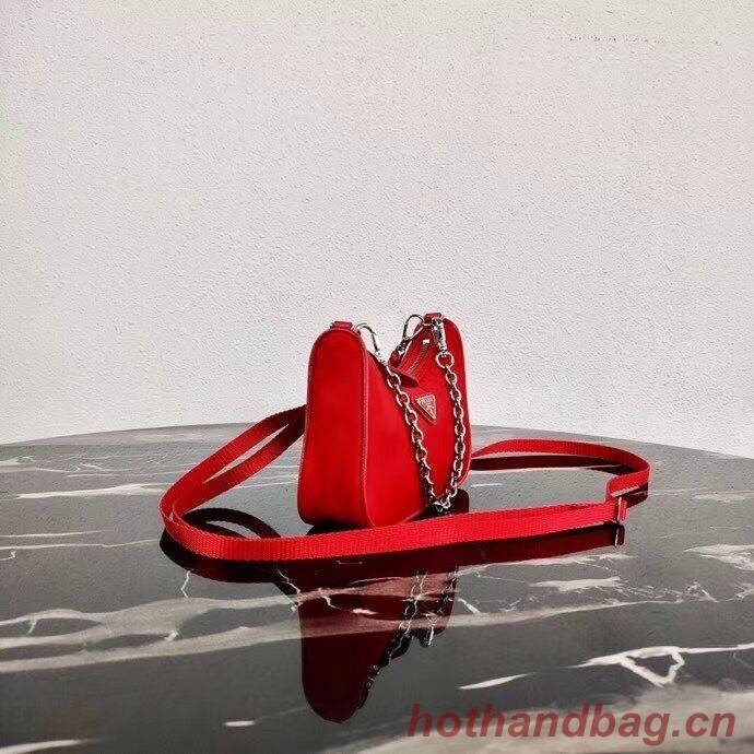 Prada Re-Edition nylon mini shoulder bag 1TT122 red Prada Re-Edition nylon mini shoulder bag 1TT122 red