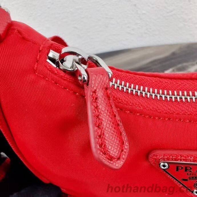Prada Re-Edition nylon mini shoulder bag 1TT122 red Prada Re-Edition nylon mini shoulder bag 1TT122 red