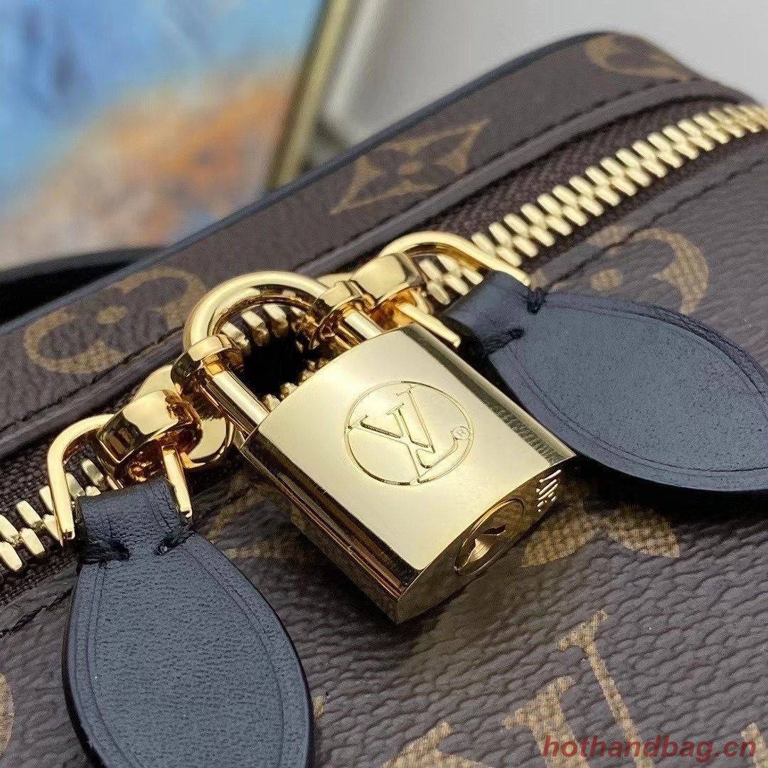 Louis Vuitton Monogram Canvas Reverse Nice Cosmetic Bag M45165 Black Louis Vuitton Monogram Canvas Reverse Nice Cosmetic Bag M45165 Black
