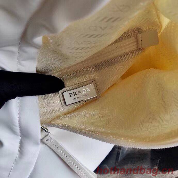 Prada Brushed leather bag 2VH092 white Prada Brushed leather bag 2VH092 white