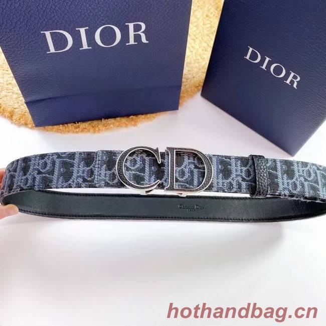 DIOR-ID BELT Canvas 35 MM B0111UM  blue