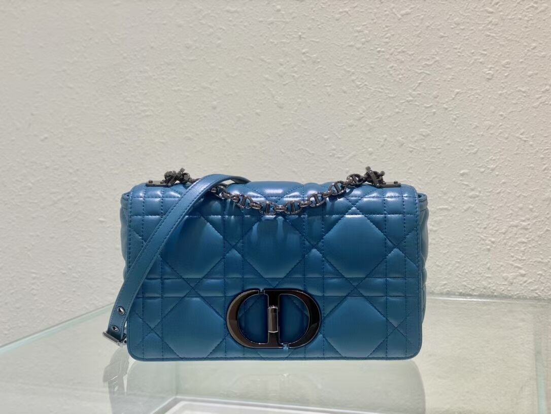 MEDIUM DIOR CARO BAG Gradient Cannage Lambskin M9242WN blue MEDIUM DIOR CARO BAG Gradient Cannage Lambskin M9242WN blue