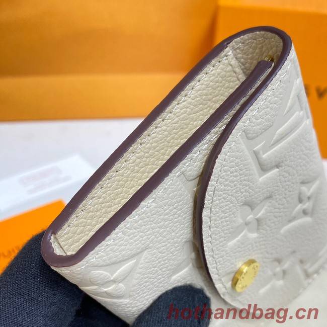 Louis Vuitton ROSALIE COIN PURSE M81520 white