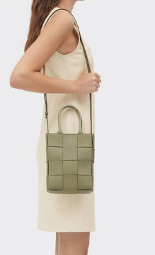 Bottega Veneta Mini Cassette Tote Bag 709341 Travertine Bottega Veneta Mini Cassette Tote Bag 709341 Travertine