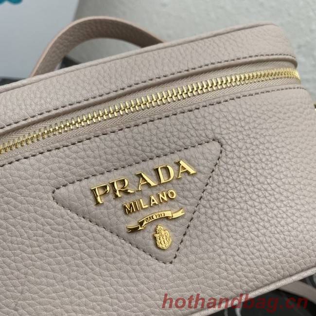 Prada Leather mini-bag 1BH202 Sand Beige