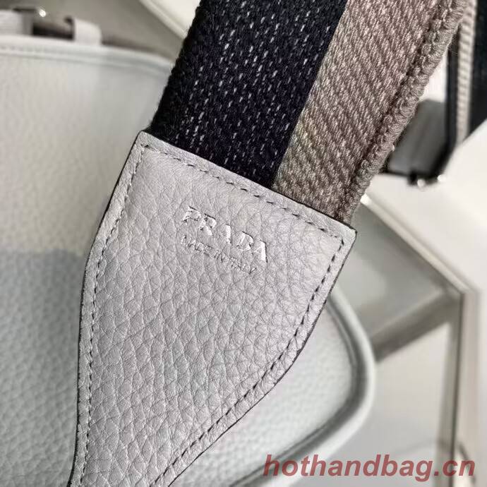 Prada Leather mini shoulder bag 1BH191 Grey Prada Leather mini shoulder bag 1BH191 Grey