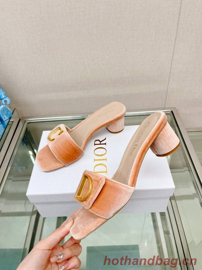CEST DIOR HEELED SLIDE Velvet 93449-2