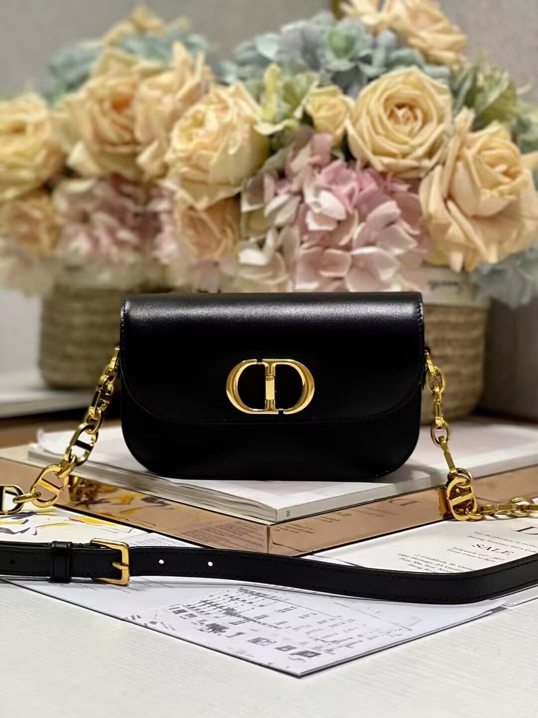 DIOR Box Calfskin M9261U black DIOR Box Calfskin M9261U black