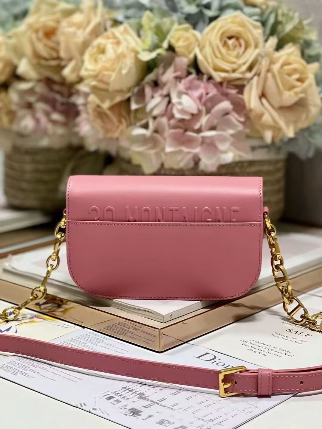 DIOR Box Calfskin M9261U pink DIOR Box Calfskin M9261U pink