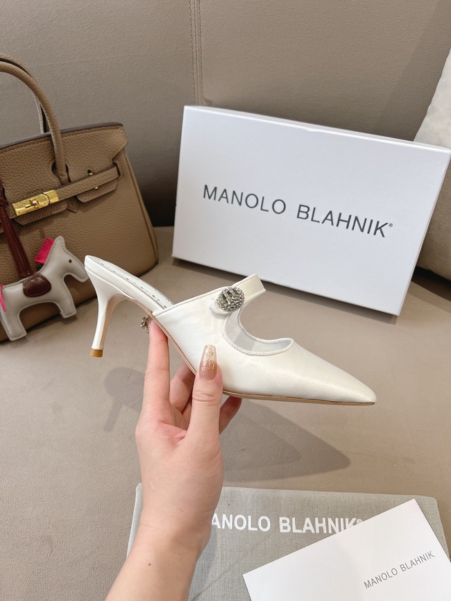 Manolo Blahnik WOMENS SANDAL 36566-7