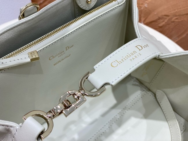 Small Dior Toujours Bag Graphic Cannage M2822O white