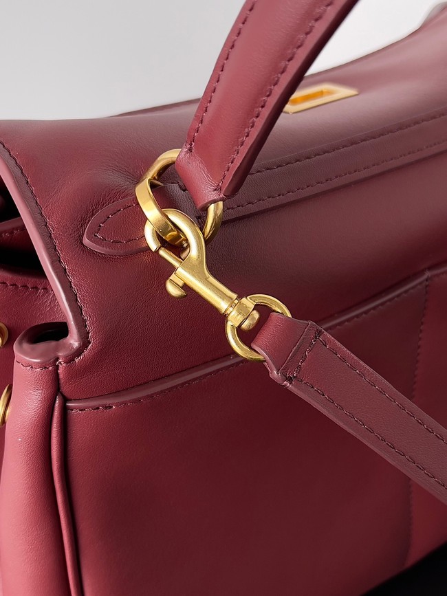 Balenciaga Rodeo Handbag smooth calfskin 795457 Burgundy