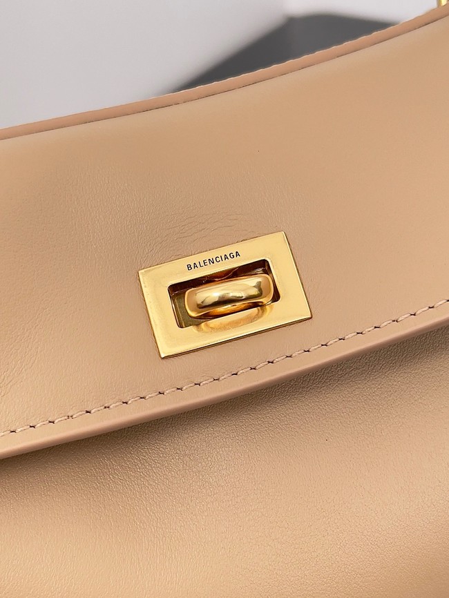 Balenciaga Rodeo Mini Handbag smooth calfskin 795456 Apricot