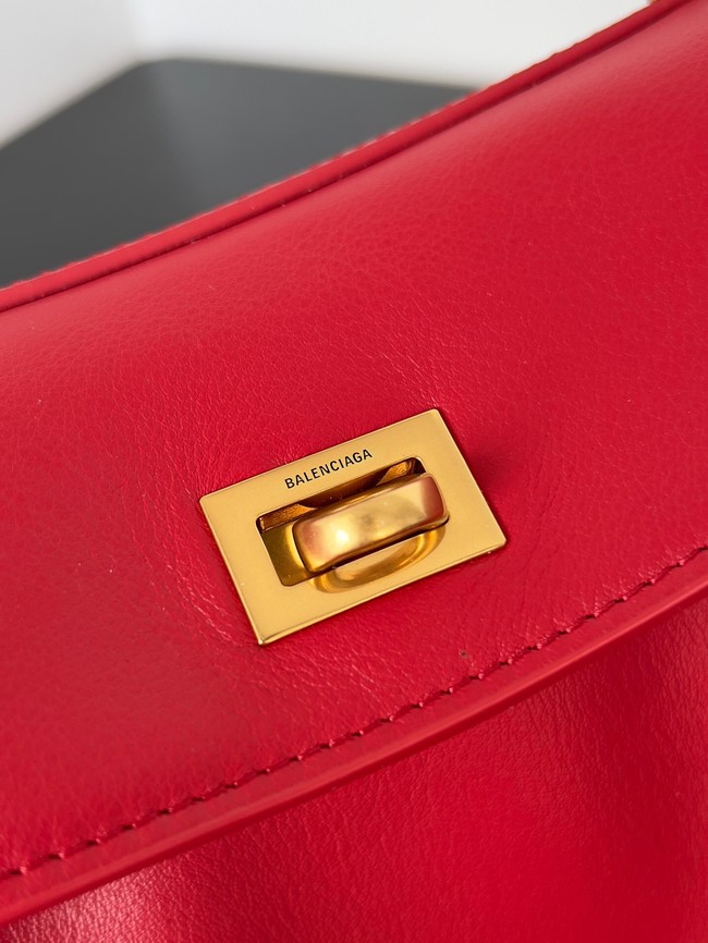Balenciaga Rodeo Mini Handbag smooth calfskin 795456 red