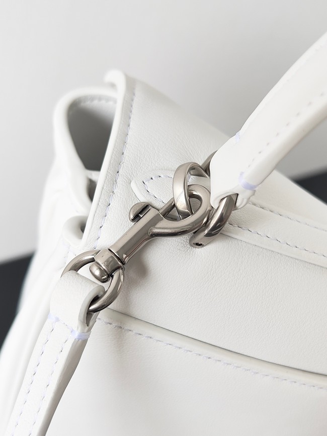 Balenciaga Rodeo Handbag smooth calfskin 795457 white