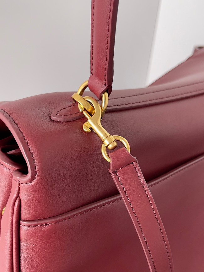 Balenciaga Rodeo Handbag Large smooth calfskin 795459 Burgundy