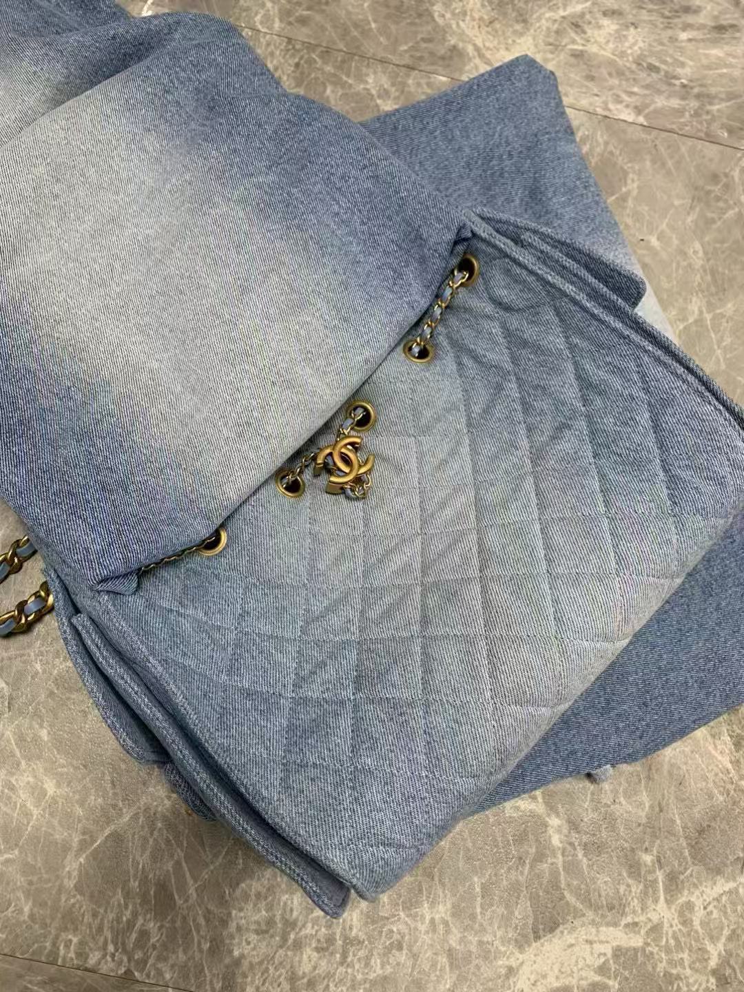 Chanel Denim HOBO BAG AS5311 blue