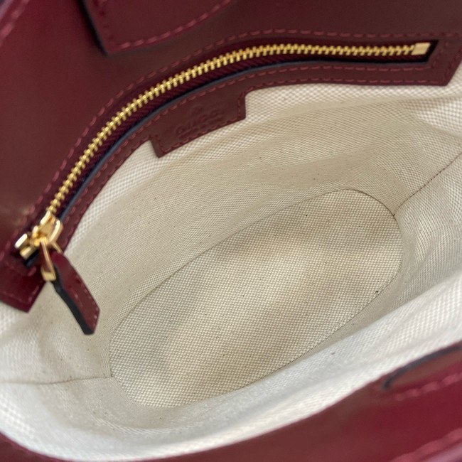 GUCCI 73 MINI BUCKET BAG 833665 Rosso Ancora red