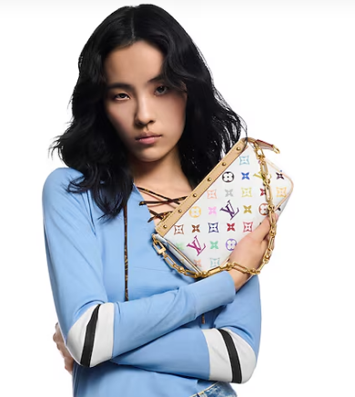 Louis Vuitton LV x TM Pochette Accessoires M13404 white Louis Vuitton LV x TM Pochette Accessoires M13404 white