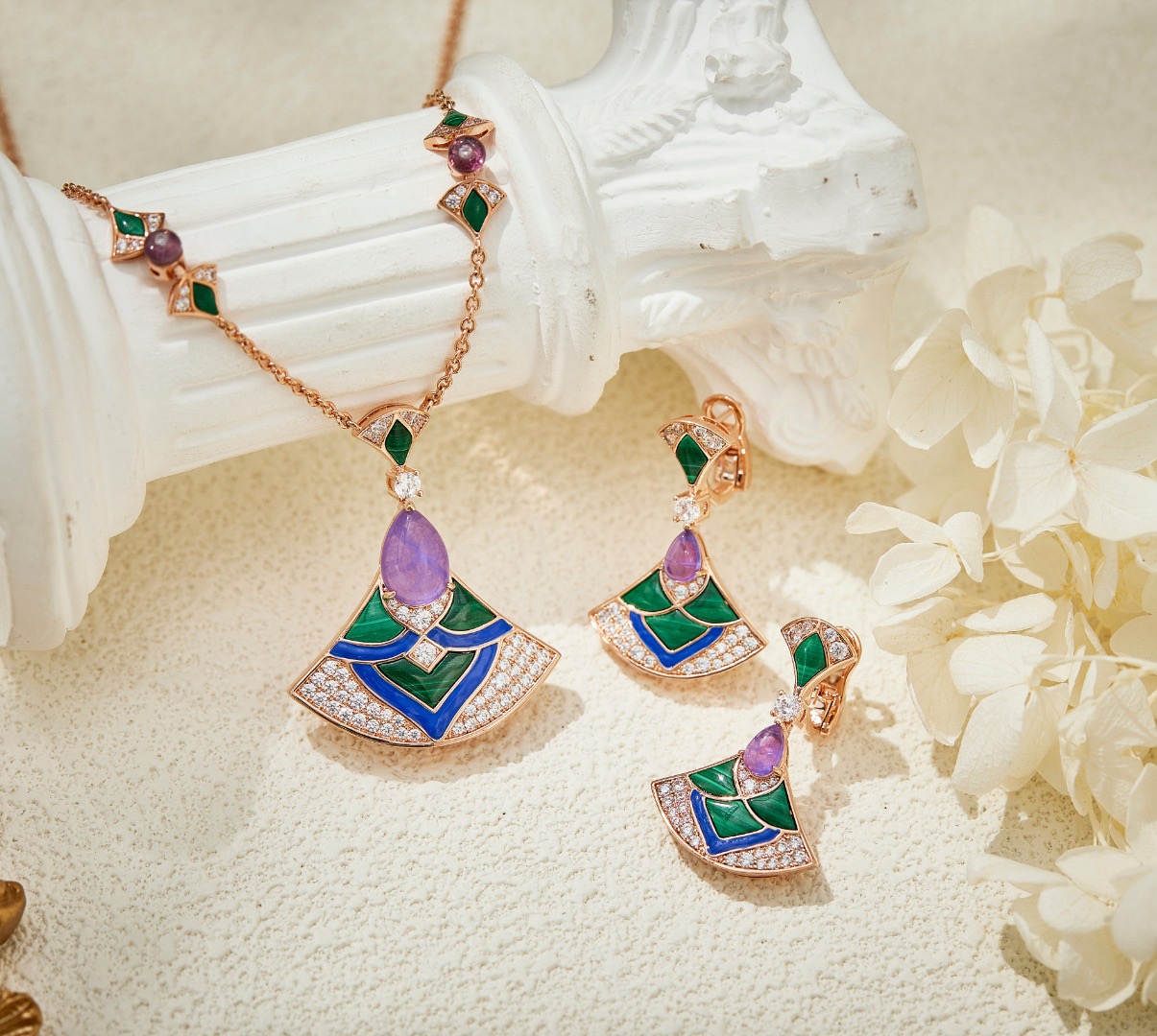 BVLGARI necklace&Earring CE16445