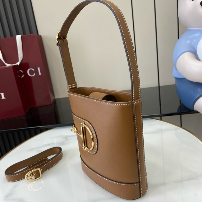 GUCCI 73 MINI BUCKET BAG 833665 Brown