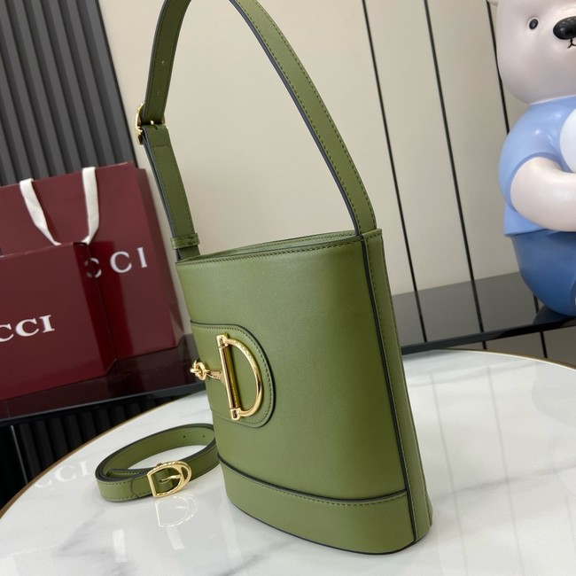 GUCCI 73 MINI BUCKET BAG 833665 Green