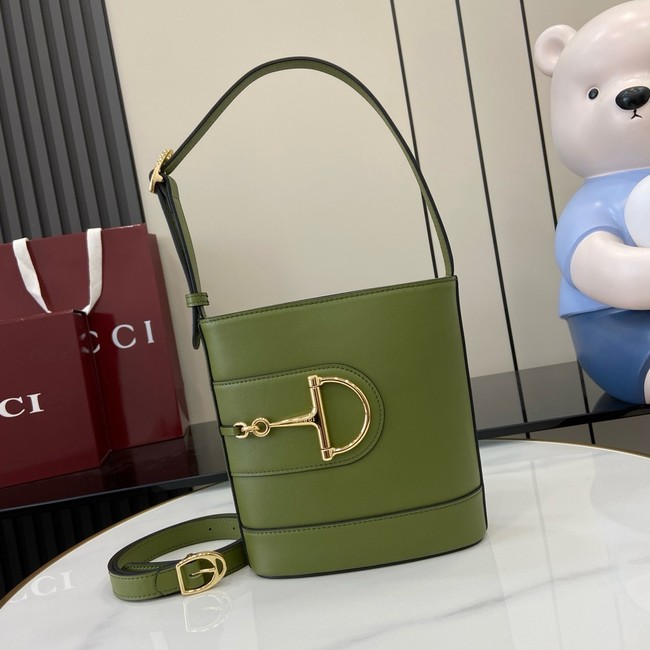 GUCCI 73 MINI BUCKET BAG 833665 Green