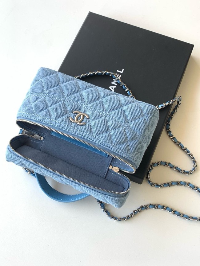 Chanel CLUTCH WITH CHAIN Denim AP4407-2 blue