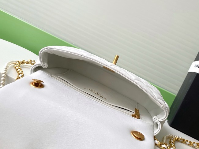 Chanel SMALL FLAP BAG AS5253 white