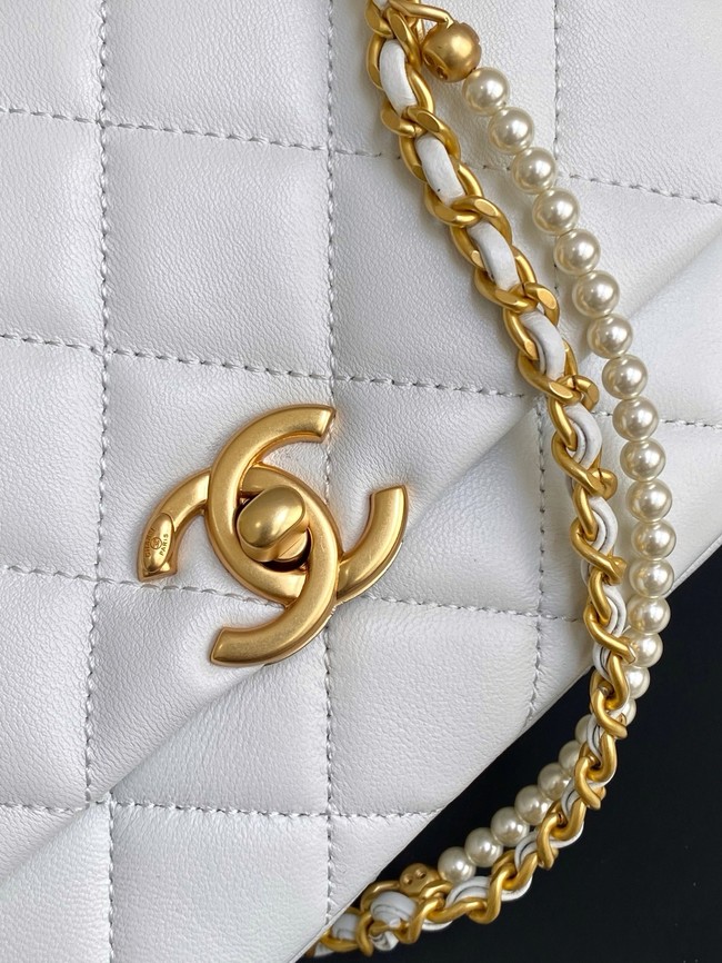 Chanel SMALL FLAP BAG AS5253 white