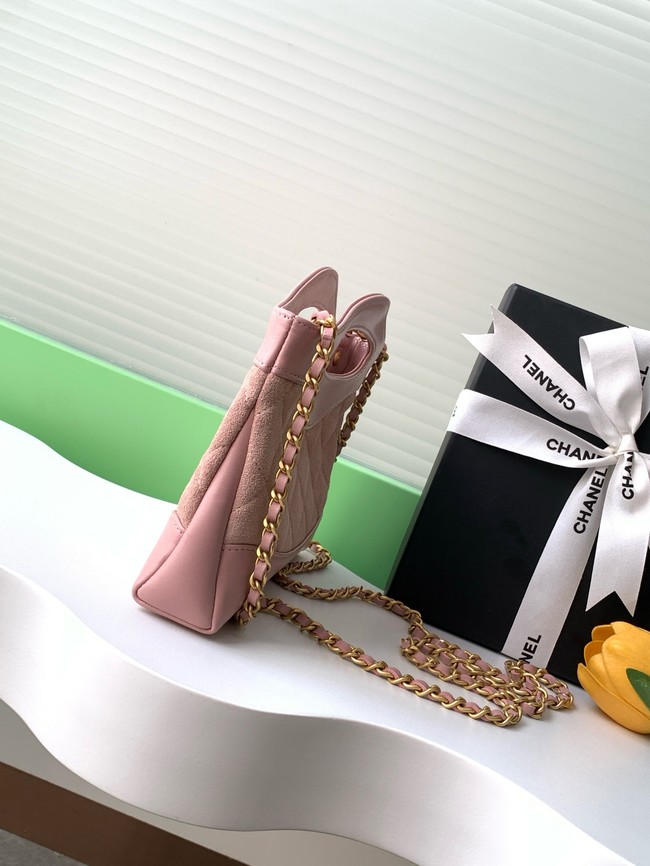 Chanel SUEDE mini 31 bag AP3656 pink