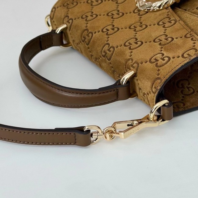 GUCCI DIONYSUS MINI TOP HANDLE BAG 813400 brown