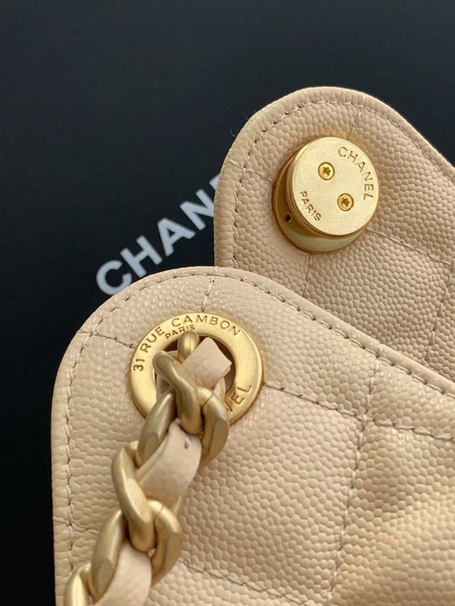 CHANEL 25 SMALL HANDBAG AS5293 Beige
