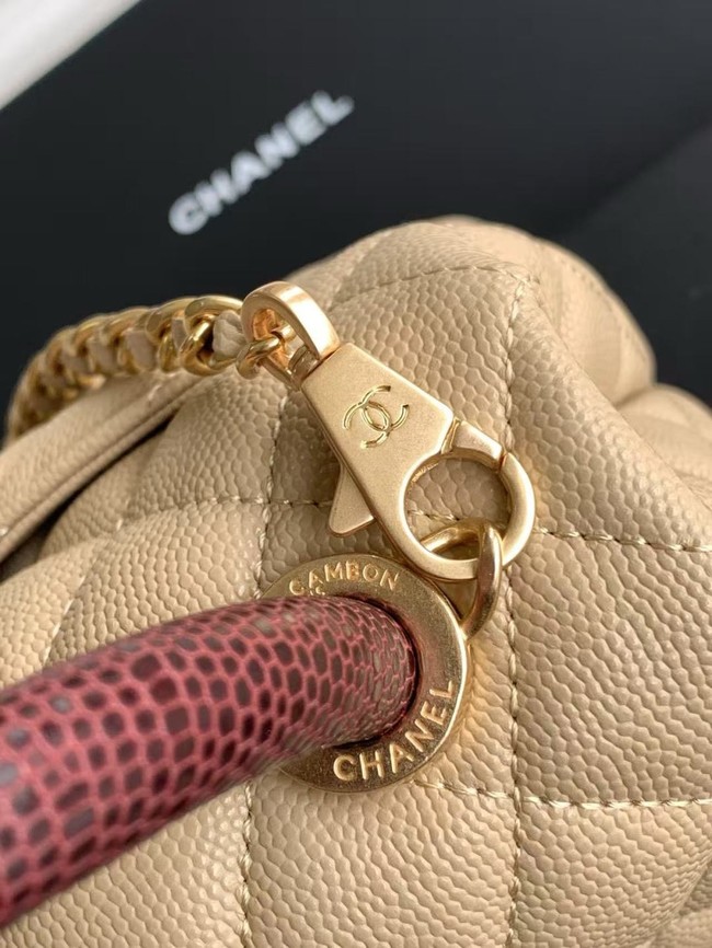 Chanel MINI FLAP BAG WITH TOP HANDLE AS2215-3