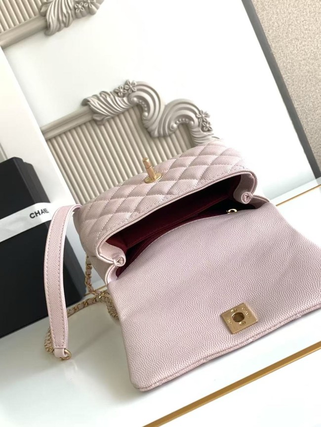 Chanel MINI FLAP BAG WITH TOP HANDLE AS2215-1